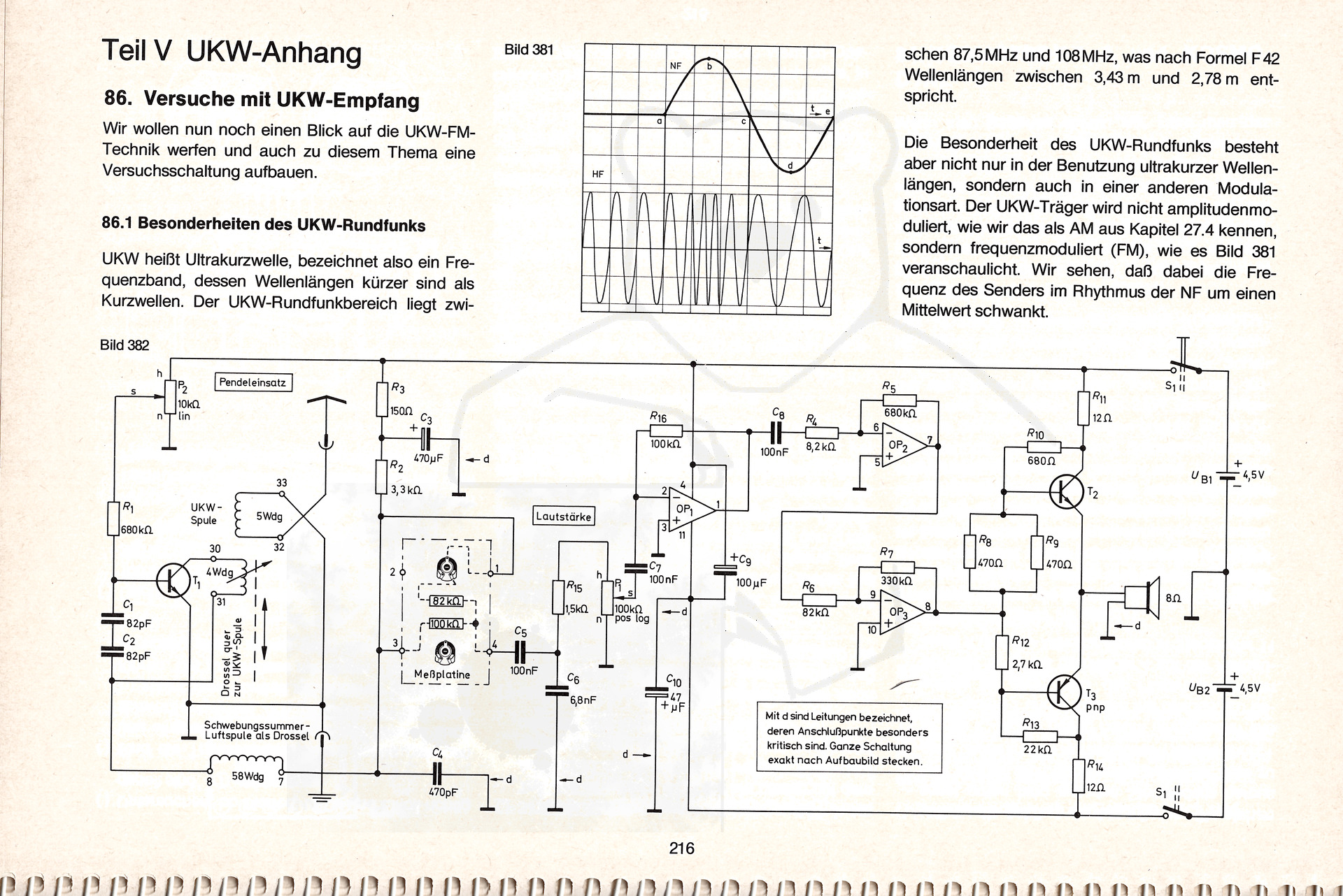 Kosmos Elektronik Labor E200 Handbuch Seite 216